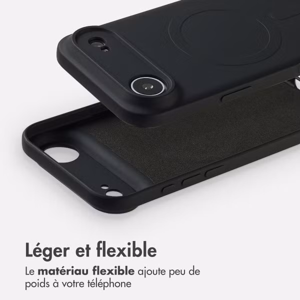 imoshion Coque Couleur avec MagSafe Apple iPhone Air - Noir