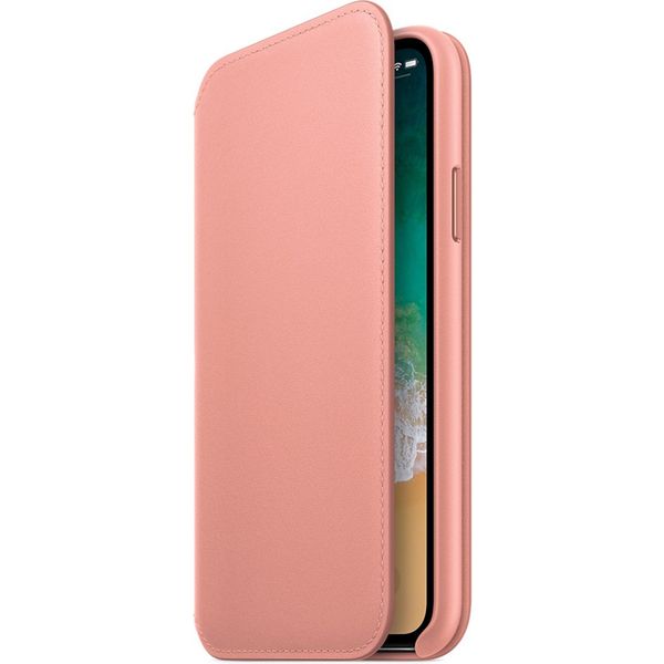 Apple Étui de téléphone Leather Folio Apple iPhone X / Xs