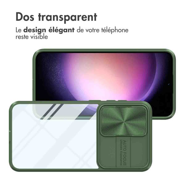 imoshion Coque arrière Camslider Samsung Galaxy S24 - Vert foncé