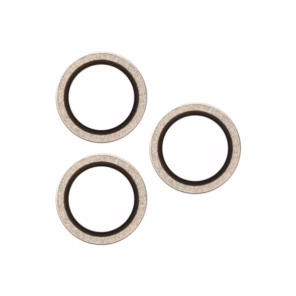 PanzerGlass Protection Caméra Hoops Optic Rings Apple iPhone 17 Pro / 17 Pro Max - Or Pailleté