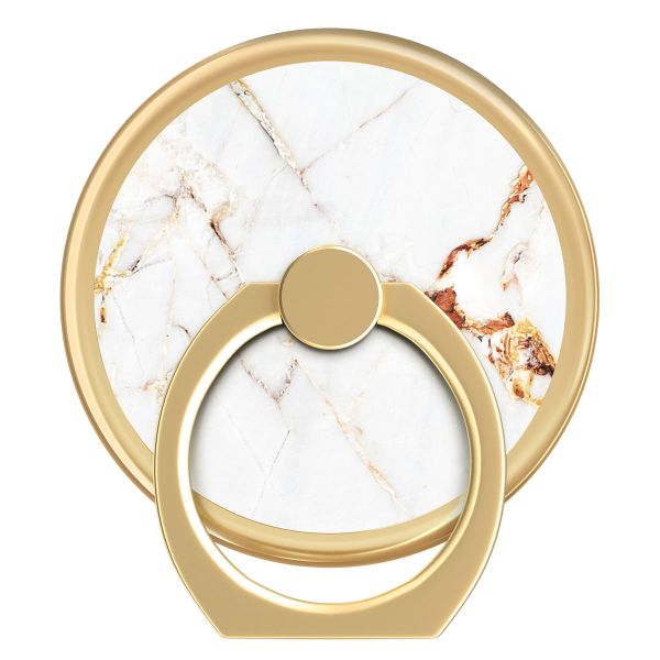 iDeal of Sweden Magnetic Ring Mount - Bague téléphone - Carrera Gold Marble