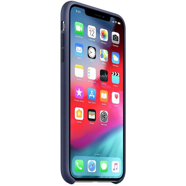 Apple Coque en silicone Apple iPhone Xs Max - Midnight Blue