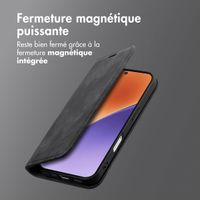 imoshion Étui de téléphone portefeuille Slim Xiaomi 15T Pro - Noir