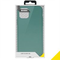 Accezz Coque Liquid Silicone Apple iPhone 11 Pro - Vert foncé