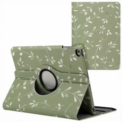imoshion Coque tablette Design rotatif à 360° Apple iPad 6 (2018) 9.7 pouces / iPad 5 (2017) 9.7 pouces - Green Flowers