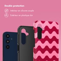 Selencia Coque arrière Vivid Tough Samsung Galaxy A16 - Wave Vibes Lipstick