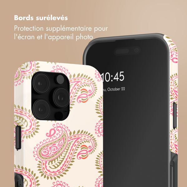 Selencia Coque arrière Vivid Apple iPhone 16 Pro Max - Paisley Blush