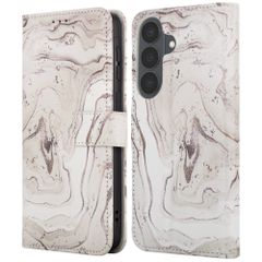 imoshion Étui de télephone portefeuille Design Samsung Galaxy S26 - Sandy Marble