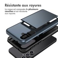 imoshion Coque arrière avec porte-cartes Samsung Galaxy S23 FE - Bleu foncé