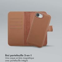 Selencia Étui portefeuille amovible Olyn avec MagSafe Apple iPhone 16e - Marron