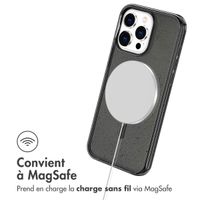 imoshion Coque Pailletée avec MagSafe Apple iPhone 15 Pro Max - Glitter Noir