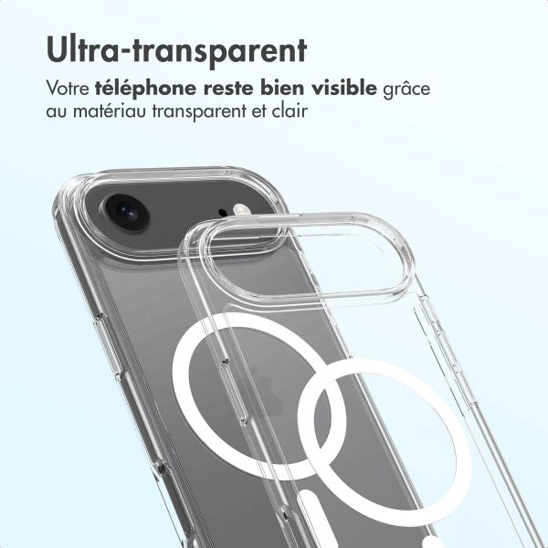 Accezz Coque arrière Xtreme Impact avec MagSafe Apple iPhone Air - Transparent