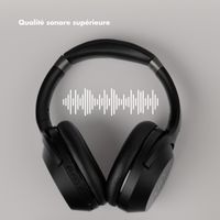 Selencia Casque sans fil Urban Play - Réduction active du bruit (ANC) - Avec étui de rangement - Midnight Black