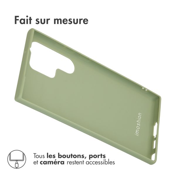 imoshion Coque Couleur Samsung Galaxy S23 Ultra - Olive Green