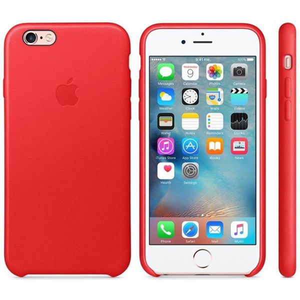 Apple Coque Leather Apple iPhone 6 / 6s - Red