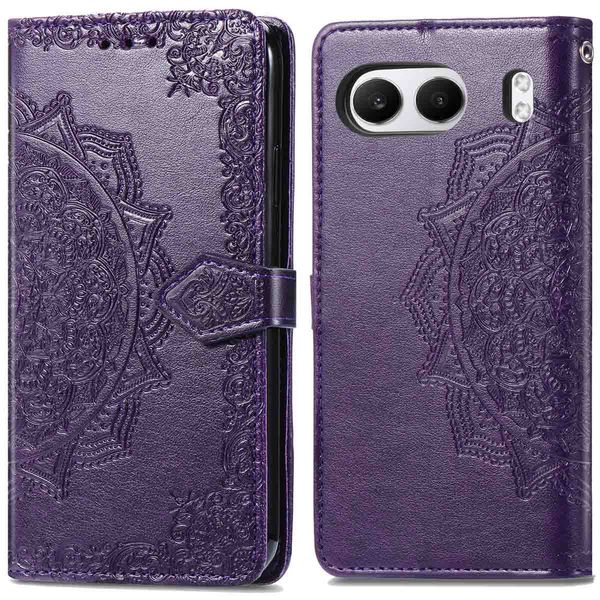 imoshion Etui de téléphone portefeuille Mandala OnePlus Nord 4 - Violet