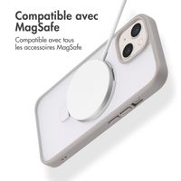 Accezz Coque Ring Stand avec MagSafe iPhone 15 - Grey