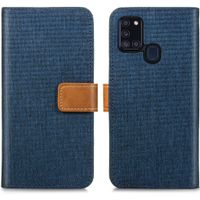 imoshion Étui de téléphone portefeuille Canvas Luxe Galaxy A21s