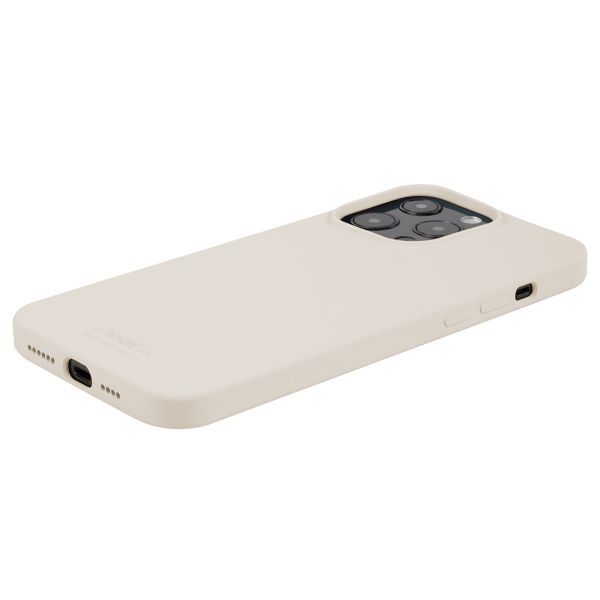 Holdit Coque Silicone iPhone 13 Pro - Light Beige