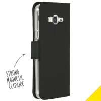 Accezz Étui de télephone Wallet Samsung Galaxy J3 / J3 (2016) - Noir