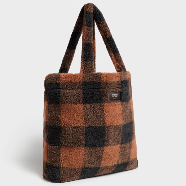 Wouf Teddy Tote Bag - Sac à bandoulière - Brownie