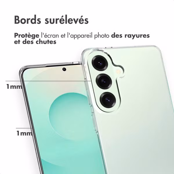 Accezz Coque Clear Samsung Galaxy S26 Plus - Transparent