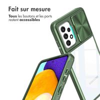 imoshion Coque arrière Camslider Samsung Galaxy A52(s) (5G/4G) - Vert foncé