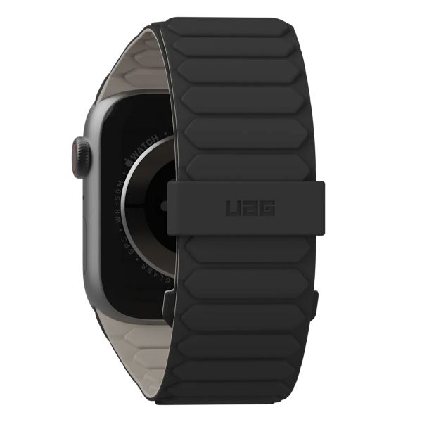 UAG Pathfinder | Bracelet en silicone réversible pour l'Apple Watch Series 1 à 10 / SE / Ultra (2) (44/45/46/49 mm) - Noir/Titane