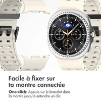 imoshion Bracelet Ocean en silicone Samsung Galaxy Watch 8 (40/44mm) / Classic (46mm) - Lumière stellaire