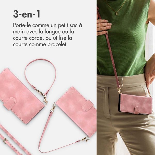 imoshion Etui de télephone portefeuille avec cordon Samsung Galaxy A56 - Rose