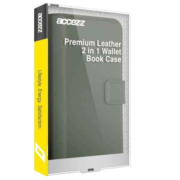 Accezz Premium Leather 2 in 1 Wallet Bookcase Samsung Galaxy A54 (5G) - Vert