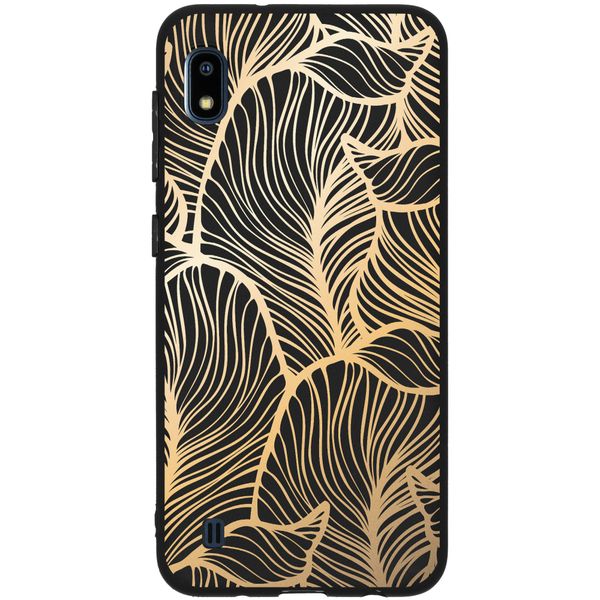 Coque design Color Samsung Galaxy A10 - Golden Leaves