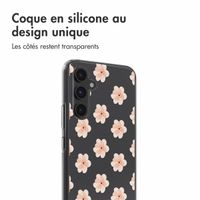 imoshion Coque Design Samsung Galaxy A54 (5G) - Floral Peach