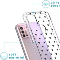 imoshion Coque Design Motorola Moto G30 / G20 / G10 (Power) - Hearts All Over Black