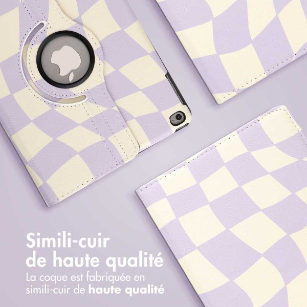 imoshion Coque tablette Design rotatif à 360° Apple iPad 6 (2018) 9.7 pouces / iPad 5 (2017) 9.7 pouces - Dancing Cubes
