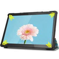 imoshion Coque tablette Design Trifold Lenovo Tab M10 - Green Plant