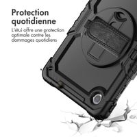 Accezz Coque arrière robuste avec bandoulière Lenovo Tab M11 - Noir