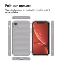 imoshion Coque arrière EasyGrip iPhone Xr - Gris