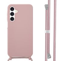 imoshion Coque en silicone avec cordon Samsung Galaxy A16 - Sand Pink