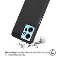 imoshion Coque Brushed Xiaomi Redmi Note 12 (4G) - Noir