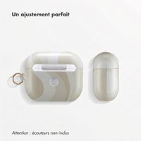 Selencia Coque Vivid  Apple Airpods 3 - Desert Waves Beige