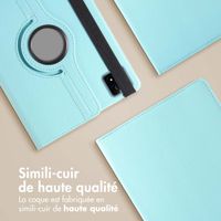 imoshion Coque tablette rotatif à 360° Xiaomi Pad 6S Pro 12.4 - Bleu clair