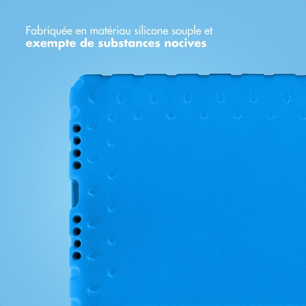 imoshion Coque kidsproof avec poignée Apple iPad Mini 7 (2024) / iPad Mini 6 (2021) - Bleu