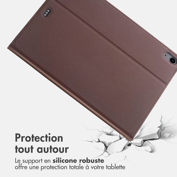 Accezz Coque tablette Classic Apple iPad Air 11 pouces (2025) M3 / (2024) M2 / Air 5 (2022) / Air 4 (2020) - Marron