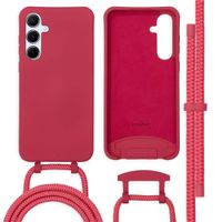 imoshion Coque de couleur avec cordon amovible Samsung Galaxy A55 - Raspberry