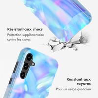 Selencia Coque arrière Vivid Samsung Galaxy S23 FE - Holographic Blue Dream