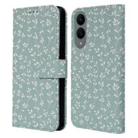 imoshion Étui de télephone portefeuille Design Samsung Galaxy S25 Edge - Smoke Green Flowers