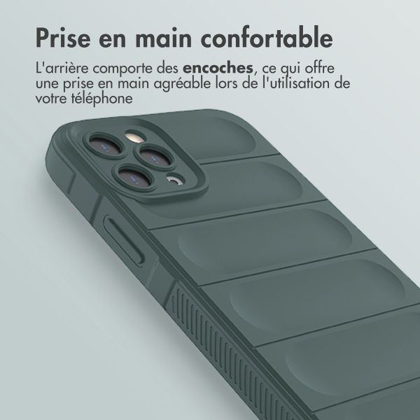 imoshion Coque arrière EasyGrip iPhone 11 Pro - Vert foncé