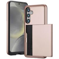 imoshion Coque arrière avec porte-cartes Samsung Galaxy S25 - Rose Dorée