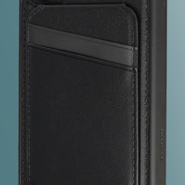 imoshion Coque arrière avec porte-cartes et support Samsung Galaxy S26 Ultra - Noir